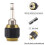 2pcs 1/4" Hex Shank Drill Bit Extended Screwdriver Bit Holder 6