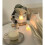 Makeup Mirror Frameless Decorative Irregular Shape With Wooden Base 5
