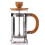 Coffee Pot 350ml 12oz 1-2 Cups Small Tea Pressed Borosilicate Glass with Bamboo Handle 2