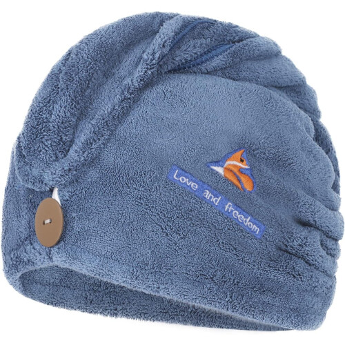 Dry hair hat women's cute suction quick-drying thickened shower cap 2
