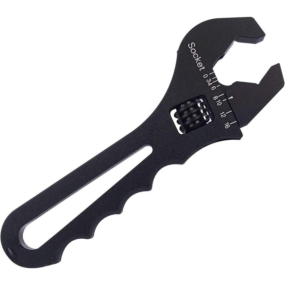 An3-An16 Adjustable Wrench Repair Wrench Accessory Tool (Black) 9365884482306