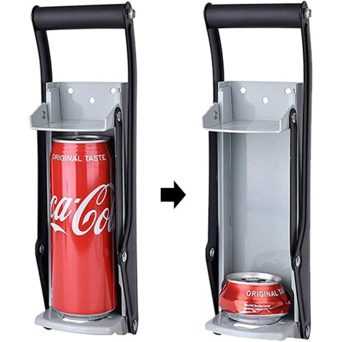 Can Crusher & Corkscrew - Aluminum Drinking Tin Can Kitchen Recycling Tool 1