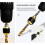 2pcs 1/4" Hex Shank Drill Bit Extended Screwdriver Bit Holder 5