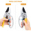 Garden pruning shears, professional pruning shears with locking mechanism 3