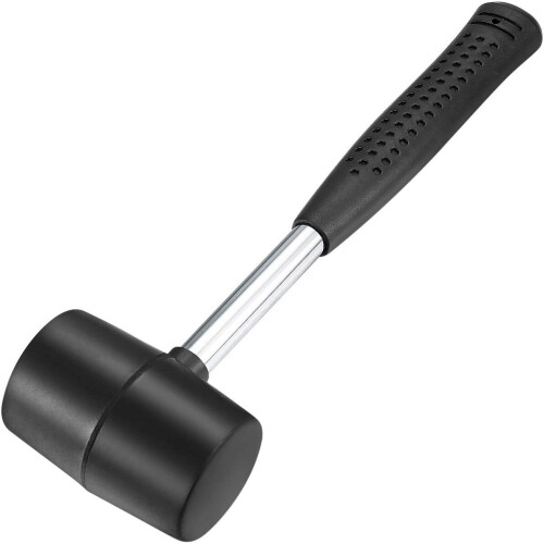 Rubber Deadhead Hammer with Stainless Steel Tube for DIY Hand Tools 1