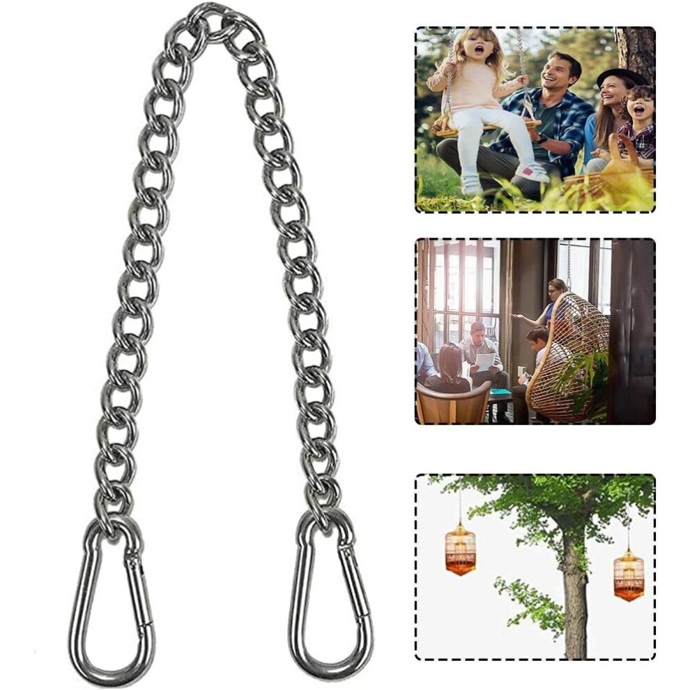 Chair Lift Chain With Two Carabiners, Chair Hardware Swing Hook 9365884483259