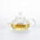 Glass Teapot with Infuser Pumpkin Design(600ml Pumpkin teapot) 1