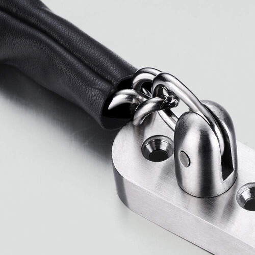 Front Door Chain Security Locking Restrictors Chain Door Restrictors - Polished Chrome 2