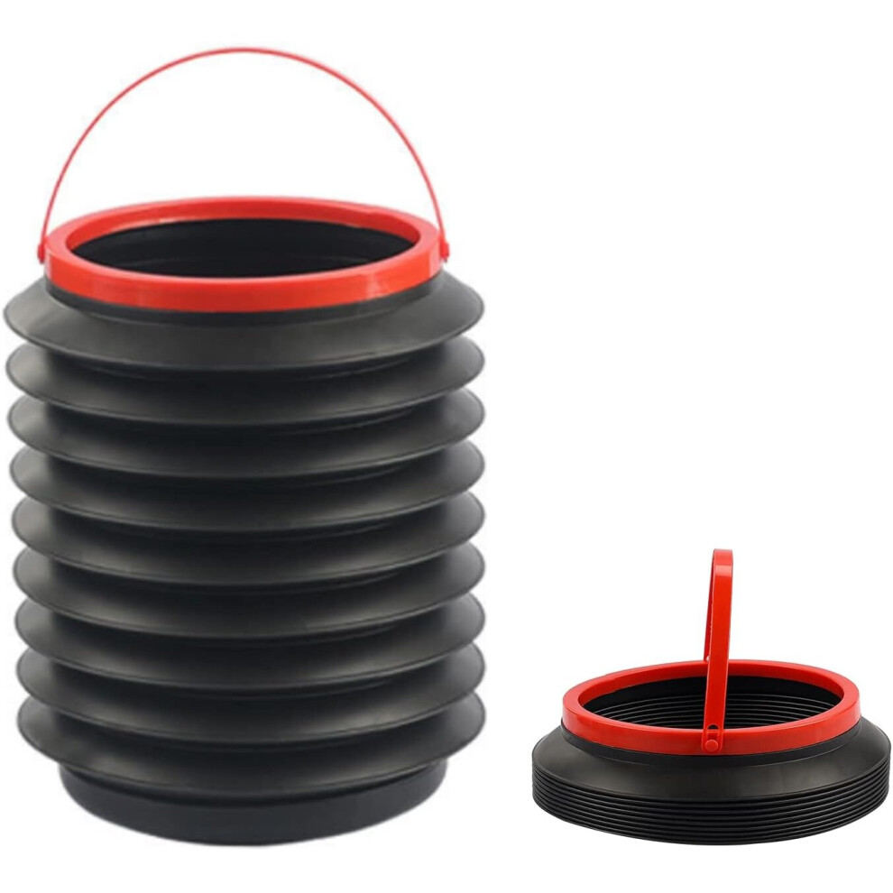 Car Trash Can - Collapsible Pop-Up Bag Black 9365884482344