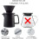 500ml Handmade Ceramic Pour-Over Coffee Set with Black V60 Dripper & Decanter 5