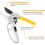Garden pruning shears, professional pruning shears with locking mechanism 5