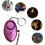 3-Pack Security Alarm Keychains with LED Flashlight 3