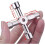 Meter box key gas key 4-way multi-function open key (silver) 4