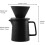 500ml Handmade Ceramic Pour-Over Coffee Set with Black V60 Dripper & Decanter 6