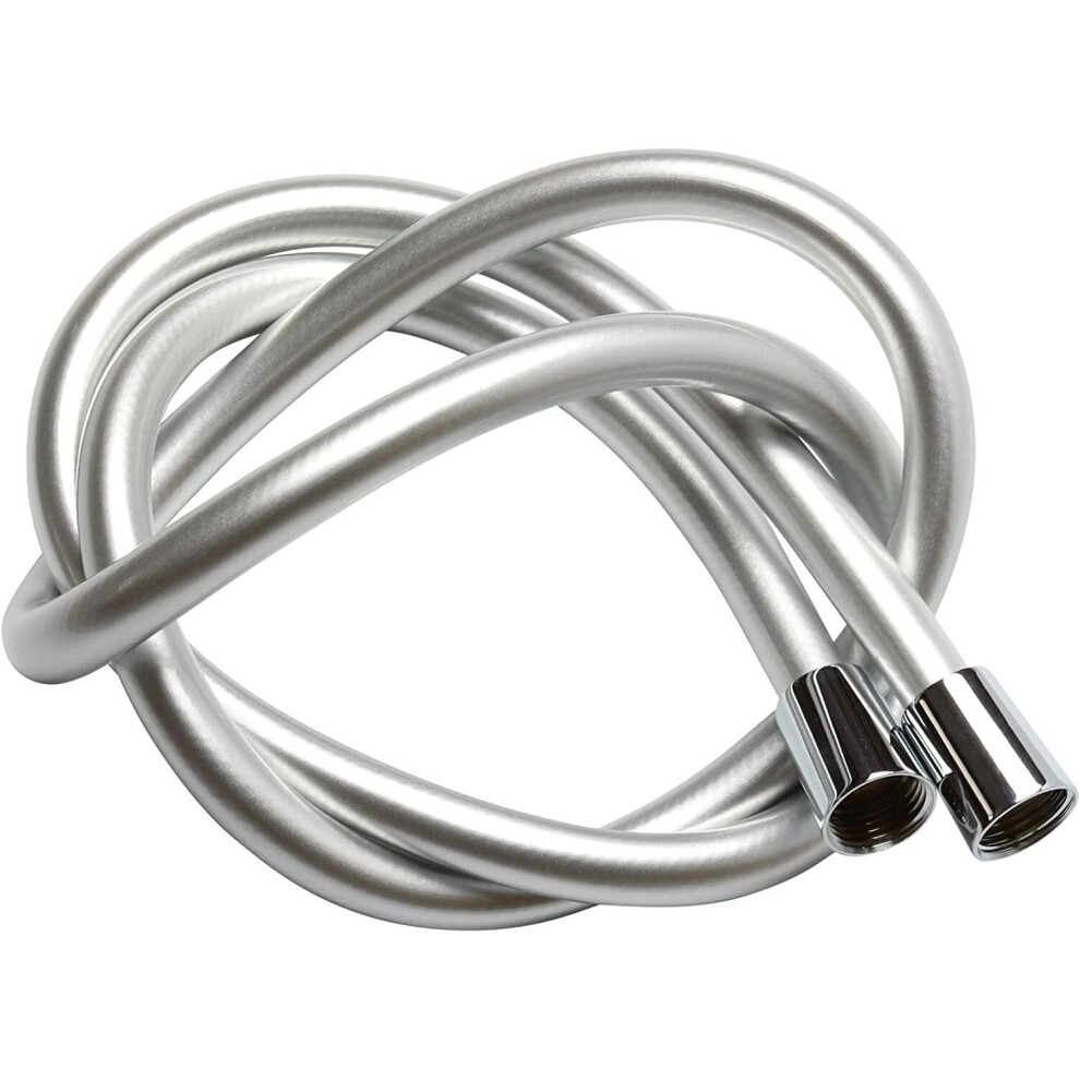 Pvc Smooth Shower Hose 1.5M / 59 Inch With Twist Resistant Brass Connection 9365884483822