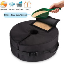 18" Round Detachable Umbrella Weight Pocket with 2 Handles (Round)