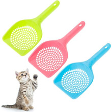 3-Pack Litter Scoop Cleaner Plastic Easy Clean (Pink, Blue, Green)