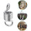 2 Hammock Springs, Hardened Galvanized Steel Tension Springs 6