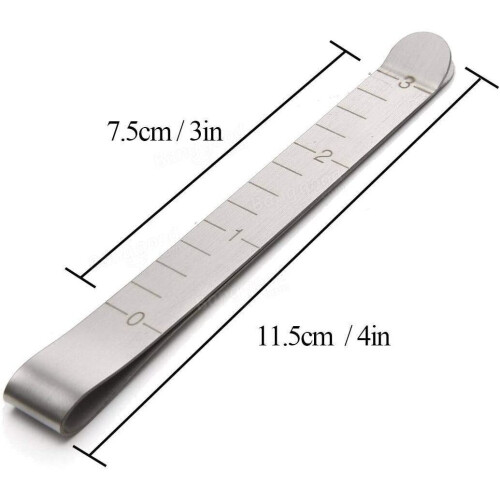 Sewing Clips 20 Metal Hemming Clips 3" Measuring Ruler 2