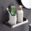 Bathroom Soap Dishes Self Adhesive Wall Mount Anti Rust Waterproof 4