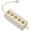 5 way socket 6P4C RJ11 telephone modular jack splitter 6
