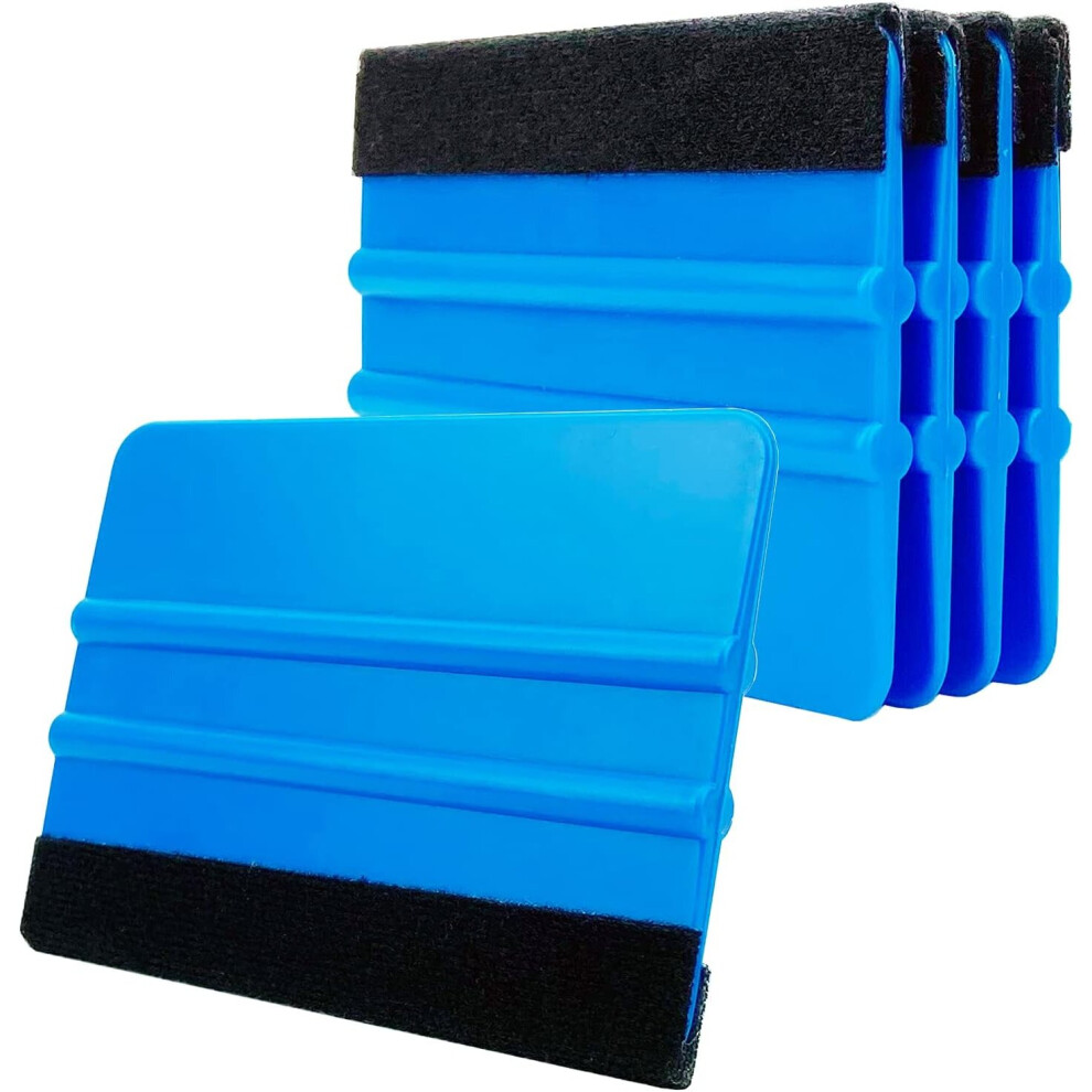 5-Pack Vinyl Squeegee Decal Applicators Felt Edge Window Tint Squeegee Tool 9365884480951