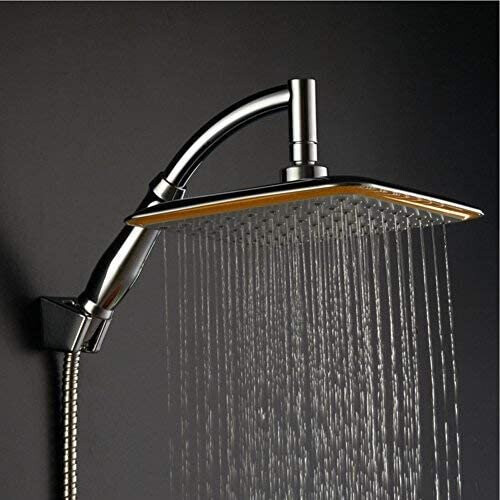 360¡ã Swivel 9" Square Rain Overhead Shower