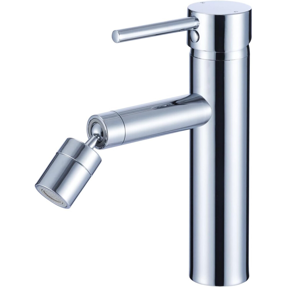 360Â¡Ã£ Swivel Bathroom Sink Faucet Mixer Chrome 2 Stream Water Strainer 9365884483082