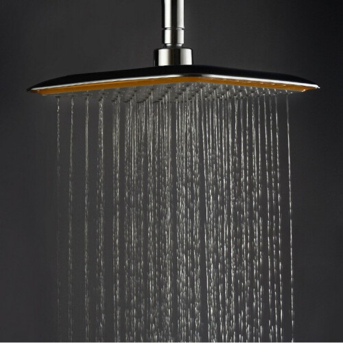 360¡ã Swivel 9" Square Rain Overhead Shower 2