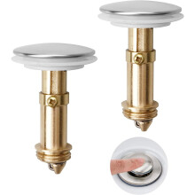 Pop button drain plug 35mm sink plug filter