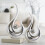 Abstract white ceramic figurines collection crafts decoration 3