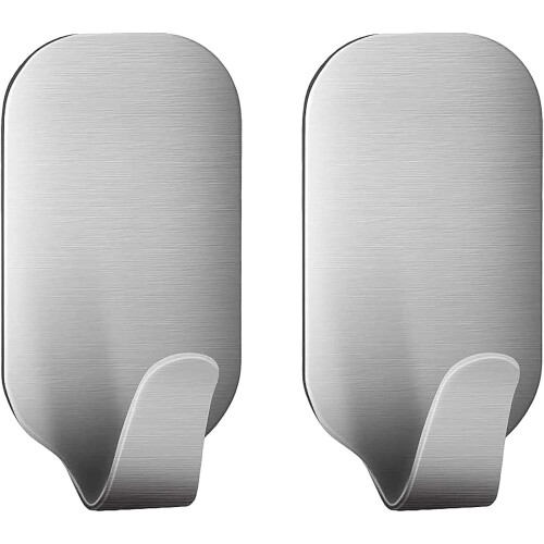 Self Adhesive Hooks 2 Pack, 3M Wall Mount Strong Adhesive Hooks 1