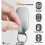 Self Adhesive Hooks 2 Pack, 3M Wall Mount Strong Adhesive Hooks 3