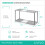 LIVIVO LIVIVO Adjustable Under Sink Shelf Storage Organiser 5