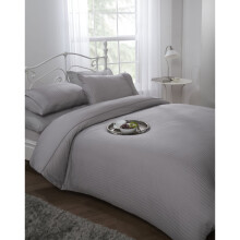 Duvet Set Ritz Double Bed Silver