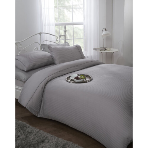 Duvet Set Ritz Double Bed Silver