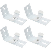 4pcs Vertical Blind L Shape Brackets Curtain Track Mounts