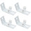 4pcs Vertical Blind L Shape Brackets Curtain Track Mounts 1