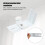 4pcs Vertical Blind L Shape Brackets Curtain Track Mounts 6