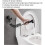 Hose inlet pipe 2M shower hose black 4