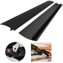 25"/63cm 2-Pack Kitchen Countertop Molding (25" Black)