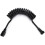 Hose inlet pipe 2M shower hose black 2