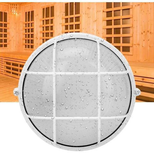 E27 Threaded Sauna Room Explosion-proof, High Temperature and Moisture-proof Round Lamp Lighting