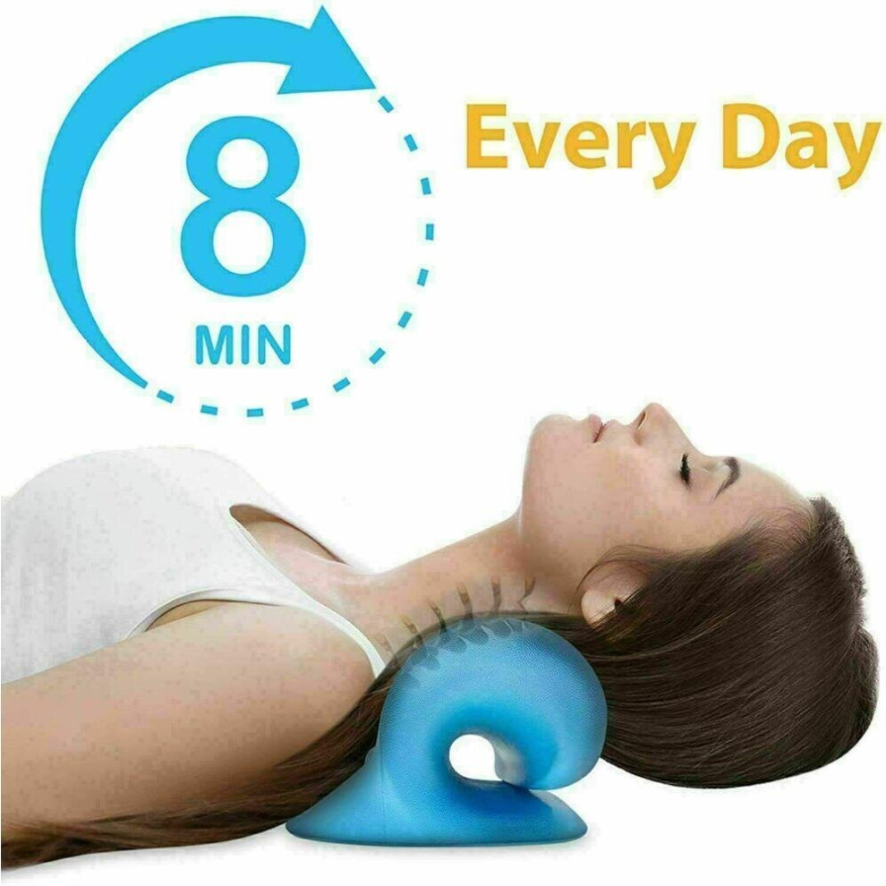 Neck Traction Pillow Original Cloud Shape Neck Stretcher Cervical Pain Relief