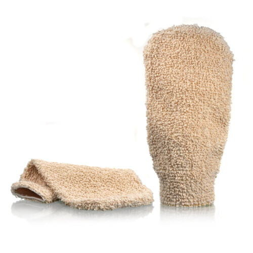 Star + Rose Spa Essentials Ramie Bathing & Exfoliating Mitt 2
