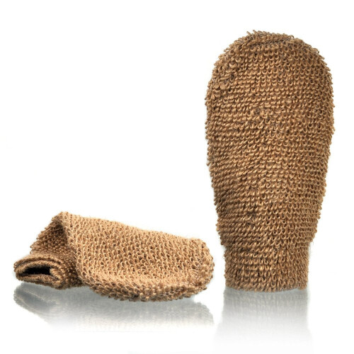 Star + Rose Spa Essentials Jute Bathing & Exfoliating Mitt 2