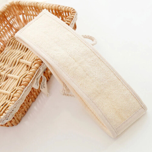 Spa Bamboo & Plant Loofah Exfoliating Back Strap