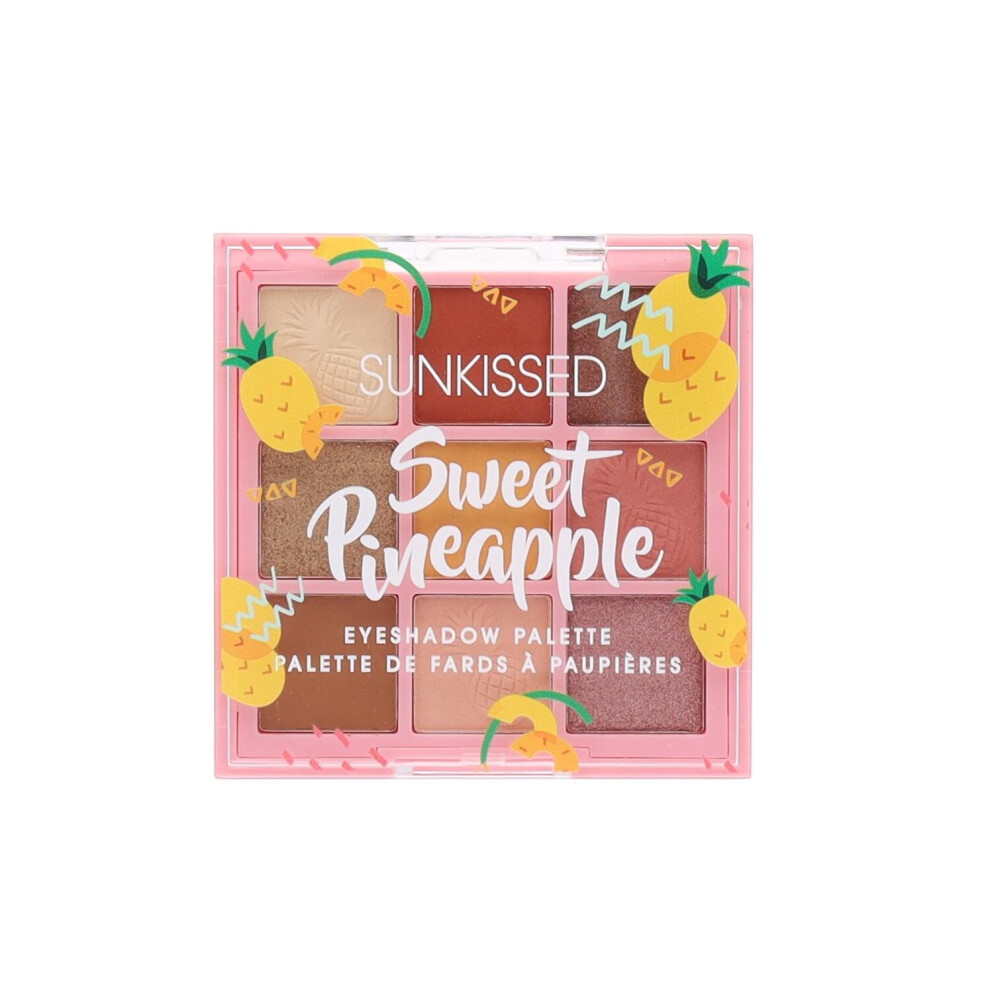 Sunkissed Sweet Pineapple Eyeshadow Palette - 9 x 0.9g Eyeshadow - Vegan