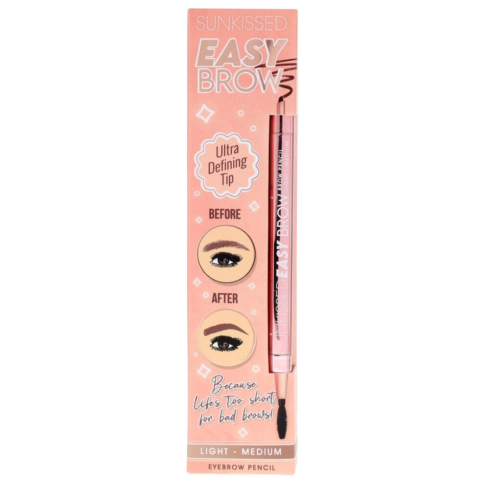 Sunkissed Easy Brow Eye Brow Pencil 0.1g Light Medium - Vegan