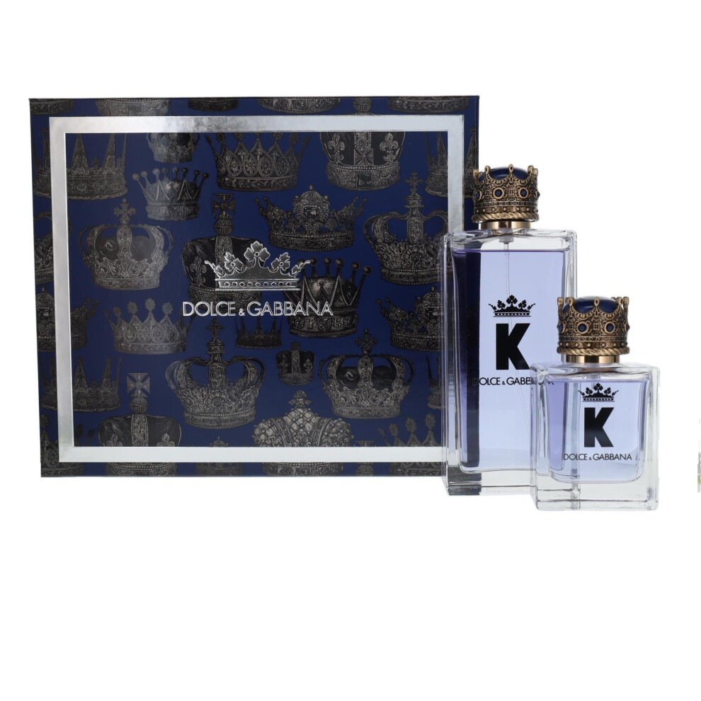 Dolce & Gabbana K 150ml Eau de Toilette, 50ml Eau de Toilette Spray Gift Set for Men
